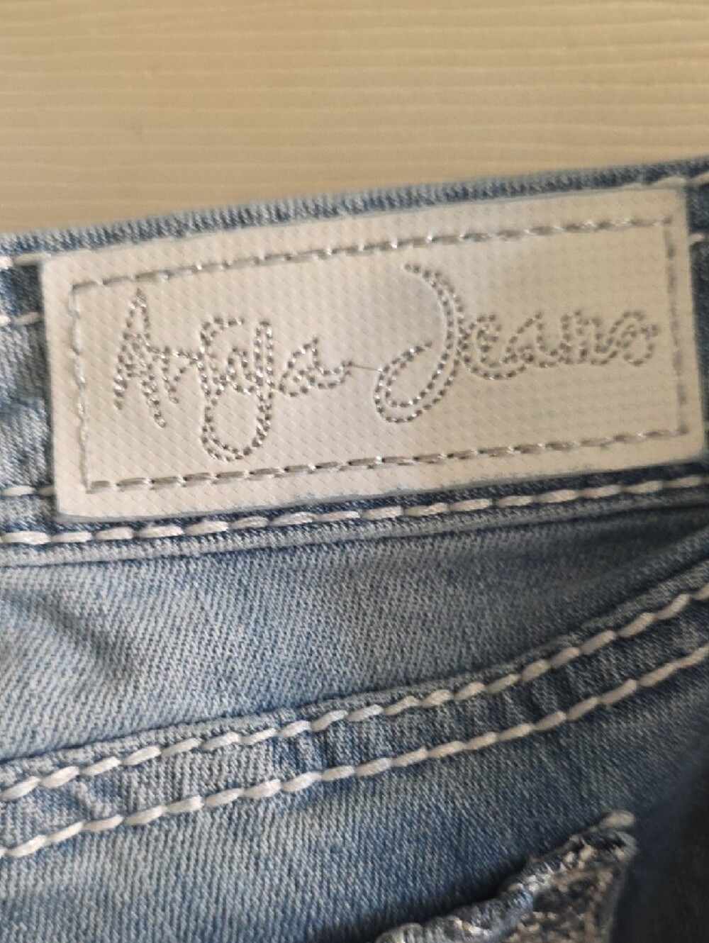 Ariya Light Blue Straight Leg Jeans - Picture 5 of 5